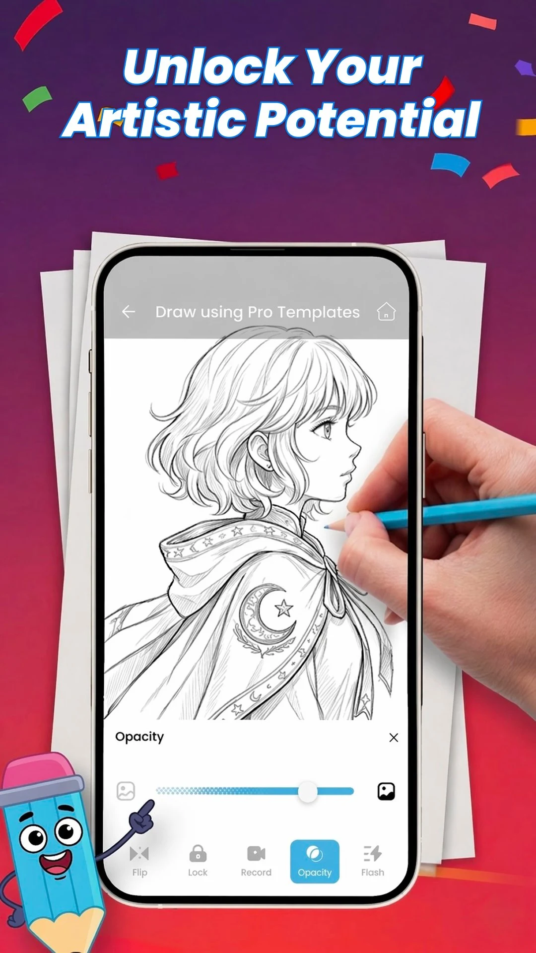 AR Draw Anime: Sketch & Paint screenshot